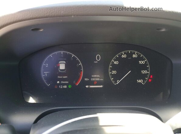 3CZRZ1H50RM733947 2024 HONDA HR-V White Widok zestawu wskaźników