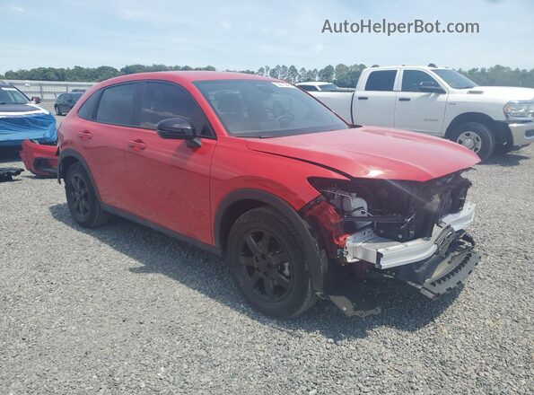 3CZRZ1H50SM743335 2025 HONDA HR-V Red Front right