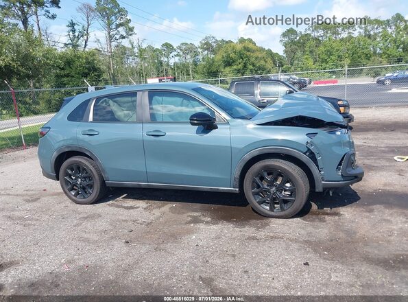 3CZRZ1H52PM706374 2023 HONDA HR-V Gray Widok wnętrza z tyłu