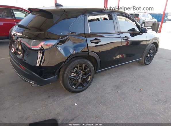 3CZRZ1H52RM745470 2024 HONDA HR-V Black უკანა მარჯვენა