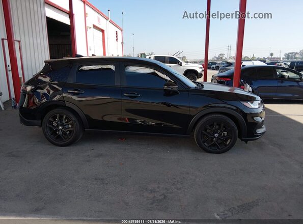 3CZRZ1H52RM745470 2024 HONDA HR-V Black უკანა სალონის ხედი