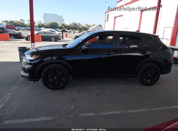 3CZRZ1H52RM745470 2024 HONDA HR-V Black სალონის 360-გრადუსიანი ხედი