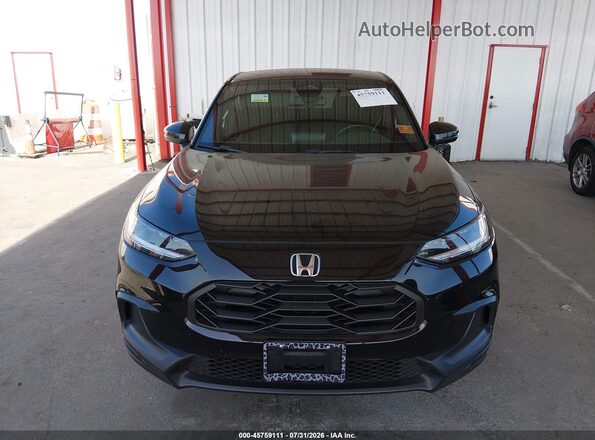 3CZRZ1H52RM745470 2024 HONDA HR-V Black ხელსაწყოთა პანელის ხედი