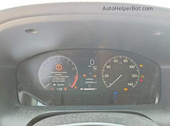 3CZRZ1H52RM752659 2024 HONDA HR-V Gray Instrument cluster view