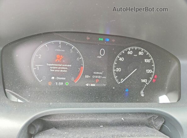 3CZRZ1H52RM761930 2024 HONDA HR-V Black Սարքավորումների վահանակի տեսք