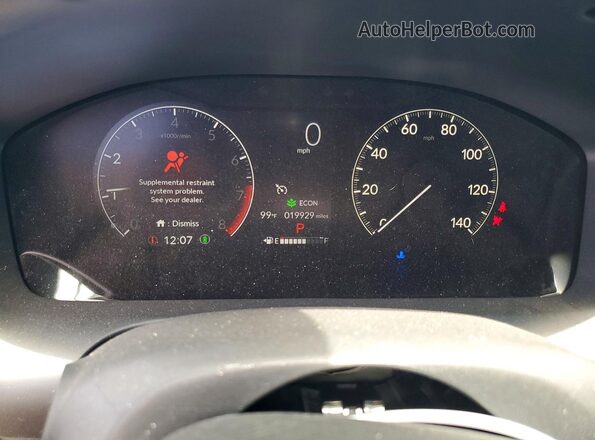 3CZRZ1H52SM724673 2025 HONDA HR-V Red Սարքավորումների վահանակի տեսք
