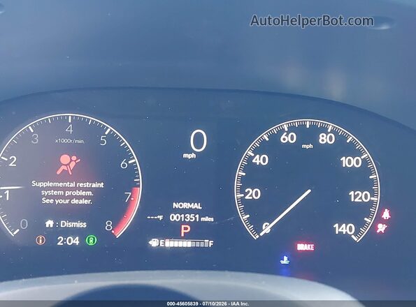 3CZRZ1H52TM745914 2026 HONDA HR-V Black Widok tylnych siedzeń