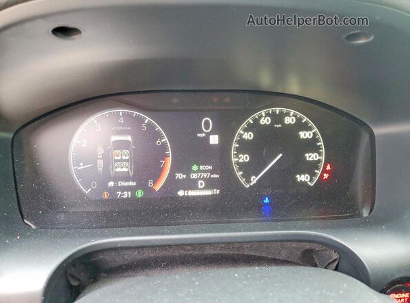 3CZRZ1H53RM718780 2024 HONDA HR-V White Instrument cluster view