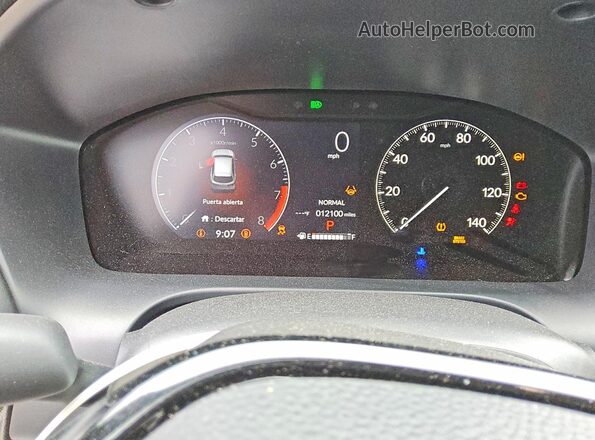 3CZRZ1H53SM723659 2025 HONDA HR-V Gray Instrument cluster view