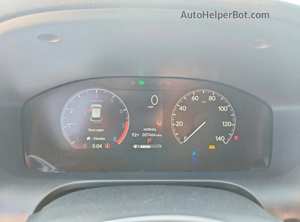 3CZRZ1H53SM726660 2025 HONDA HR-V White Vista del cuadro de instrumentos