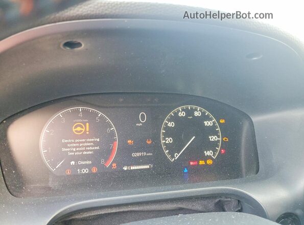 3CZRZ1H54PM714797 2023 HONDA HR-V White Widok zestawu wskaźników