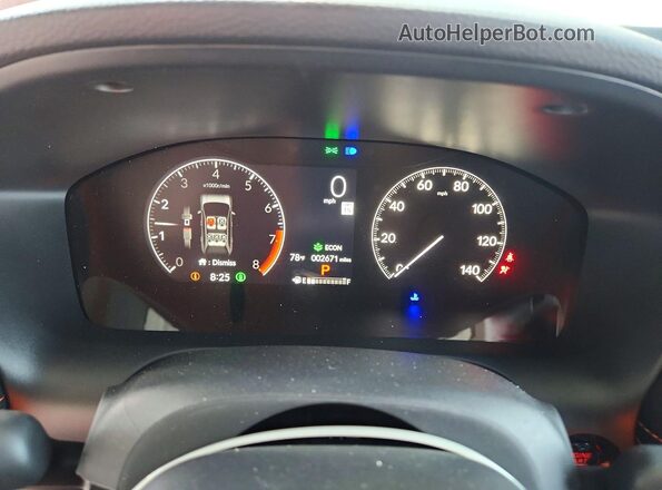 3CZRZ1H54TM725986 2026 HONDA HR-V Red Սարքավորումների վահանակի տեսք