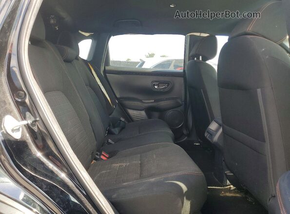 3CZRZ1H55PM728398 2023 HONDA HR-V Black Widok wnętrza z tyłu