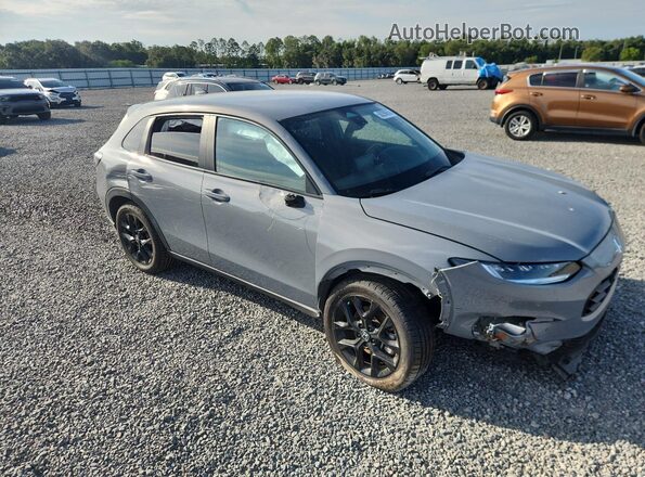 3CZRZ1H55RM700443 2024 HONDA HR-V Серый Передняя правая четверть