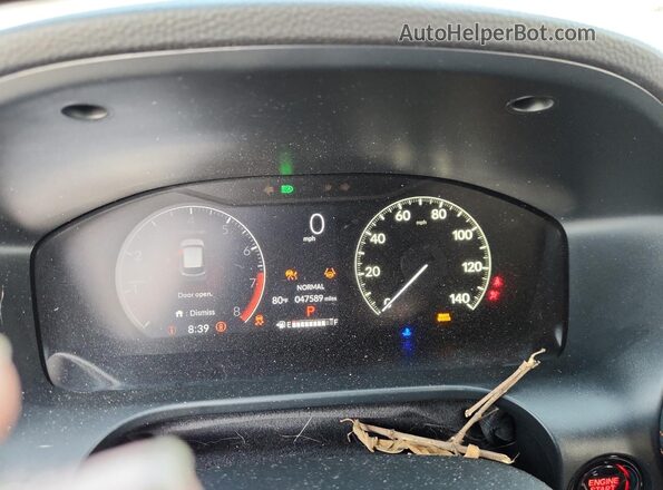 3CZRZ1H55RM700443 2024 HONDA HR-V Серый Вид щитка приборов