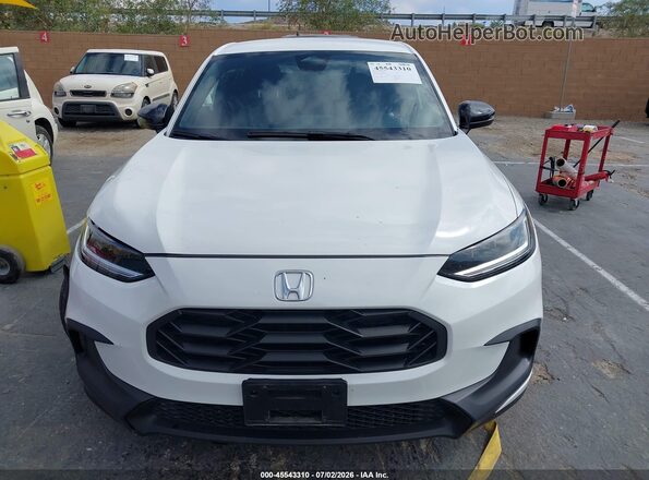 3CZRZ1H55SM701100 2025 HONDA HR-V White Вид щитка приладів