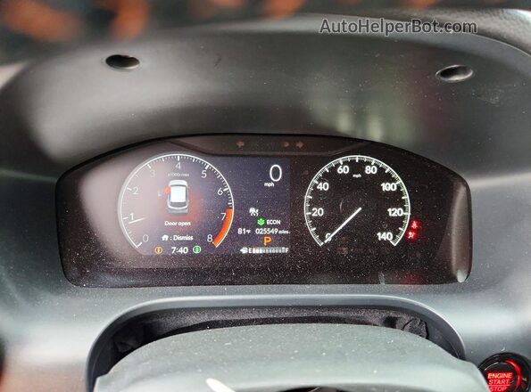 3CZRZ1H55TM703172 2026 HONDA HR-V Белый Вид щитка приборов