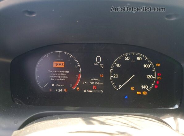 3CZRZ1H55TM744787 2026 HONDA HR-V Black Սարքավորումների վահանակի տեսք