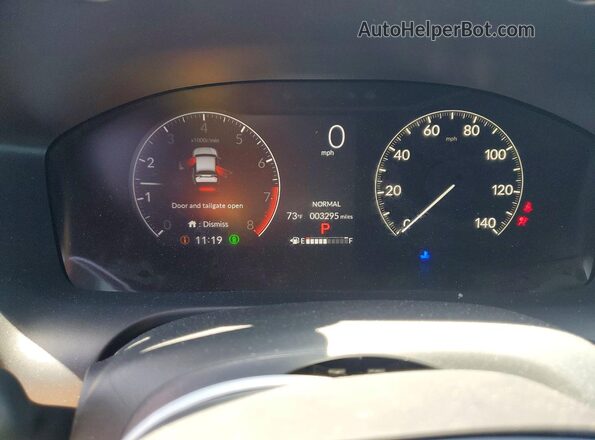 3CZRZ1H55TM745406 2026 HONDA HR-V Black Вид щитка приладів