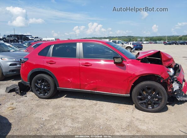 3CZRZ1H56PM704336 2023 HONDA HR-V Red Vista interior de 360 grados