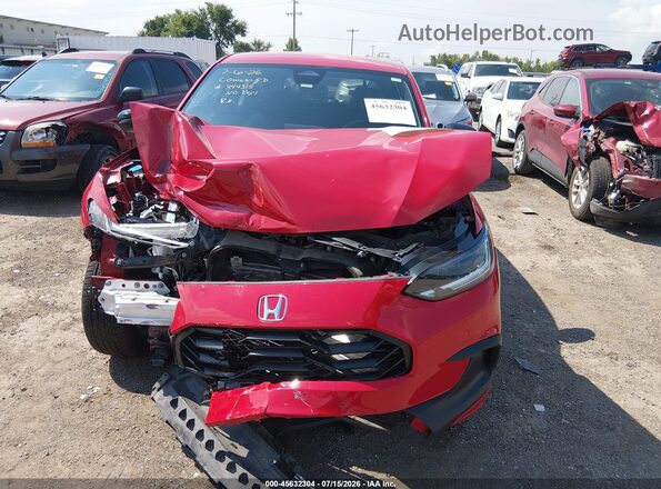 3CZRZ1H56PM704336 2023 HONDA HR-V Red Vista interior trasera