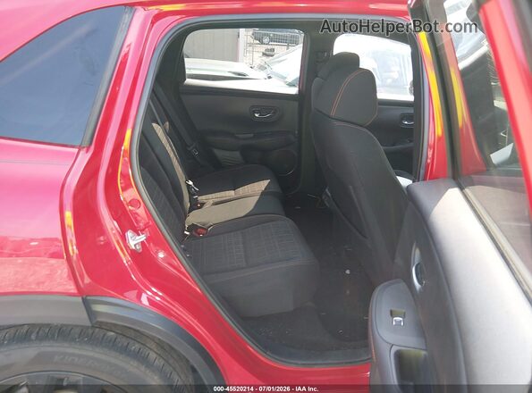 3CZRZ1H56RM757234 2024 HONDA HR-V Red Вид наклейки з VIN-кодом