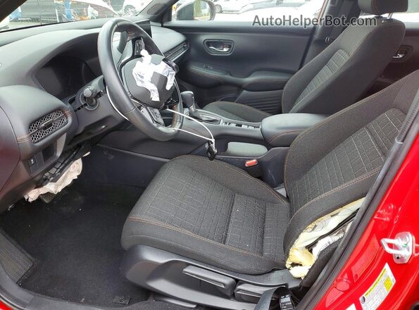 3CZRZ1H56RM757251 2024 HONDA HR-V Красный Вид салона спереди