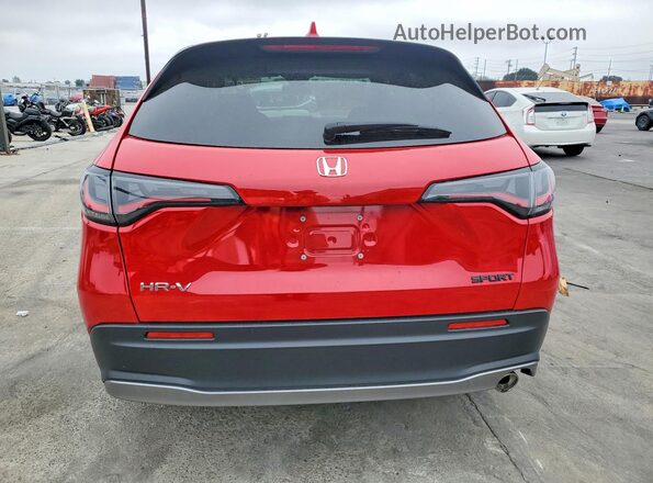 3CZRZ1H56RM757251 2024 HONDA HR-V Красный Вид сзади