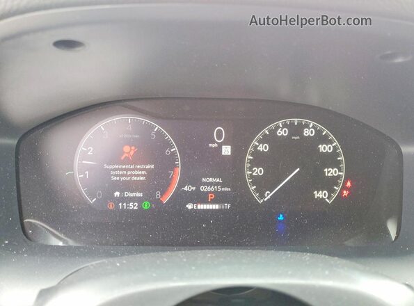 3CZRZ1H56RM757251 2024 HONDA HR-V Красный Вид щитка приборов