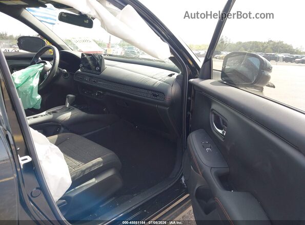 3CZRZ1H56SM706211 2025 HONDA HR-V Black Front interior view