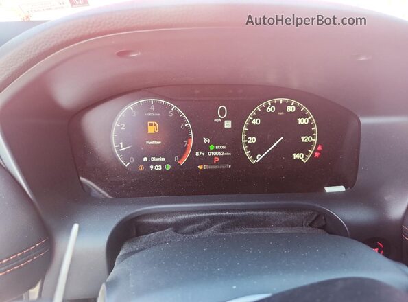3CZRZ1H56TM736925 2026 HONDA HR-V Red Սարքավորումների վահանակի տեսք