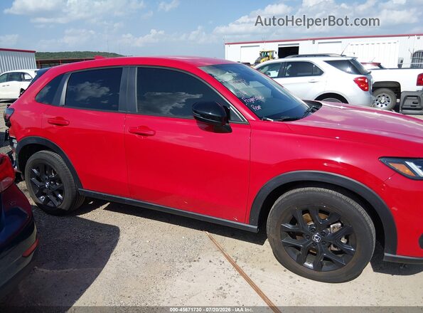 3CZRZ1H57SM715452 2025 HONDA HR-V Red Սալոնի 360 աստիճան տեսք