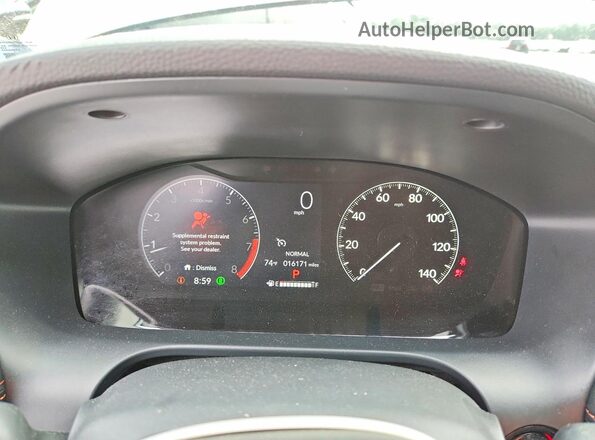 3CZRZ1H57SM736317 2025 HONDA HR-V Gray Vista del cuadro de instrumentos