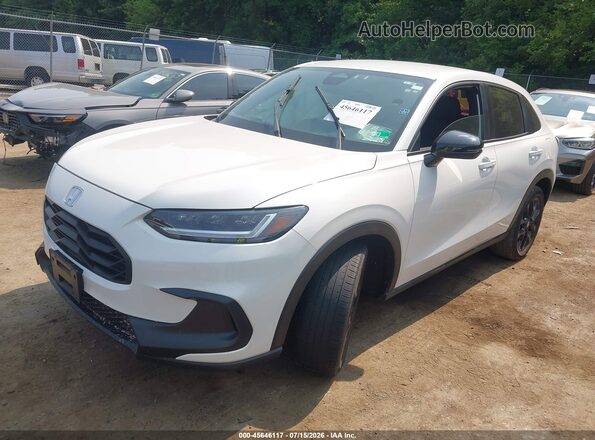 3CZRZ1H58PM719632 2023 HONDA HR-V White Առջևի ձախ երեք քառորդ տեսարան