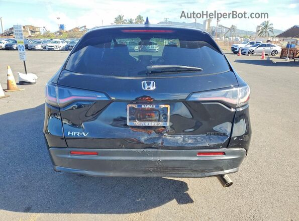 3CZRZ1H58PM727164 2023 HONDA HR-V Black Вид ззаду