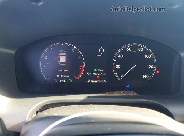 3CZRZ1H58PM727164 2023 HONDA HR-V Black Вид щитка приладів