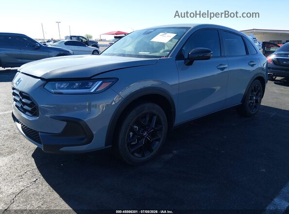 3CZRZ1H58SM723656 2025 HONDA HR-V Gray Vista tres cuartos delantera izquierda