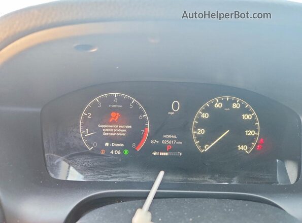 3CZRZ1H58TM711251 2026 HONDA HR-V Blue Instrument cluster view