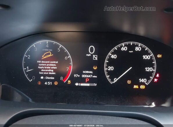 3CZRZ1H59VM703940 2027 HONDA HR-V White Vista de los asientos traseros