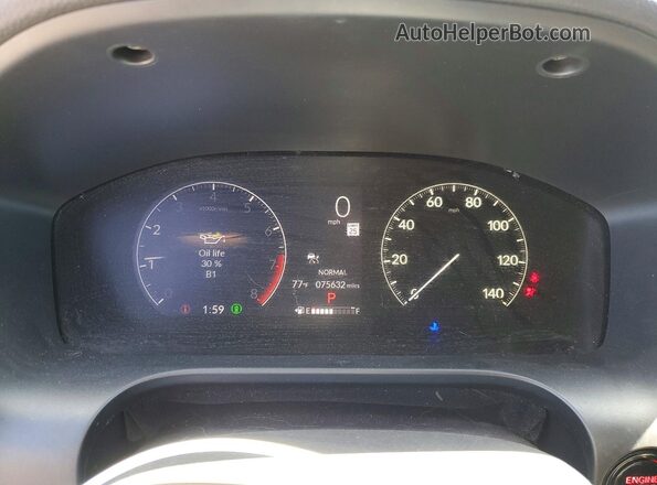 3CZRZ1H5XPM701326 2023 HONDA HR-V Черный Вид щитка приборов