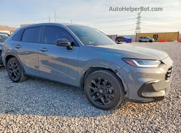 3CZRZ1H5XRM709879 2024 HONDA HR-V Серый Передняя правая четверть