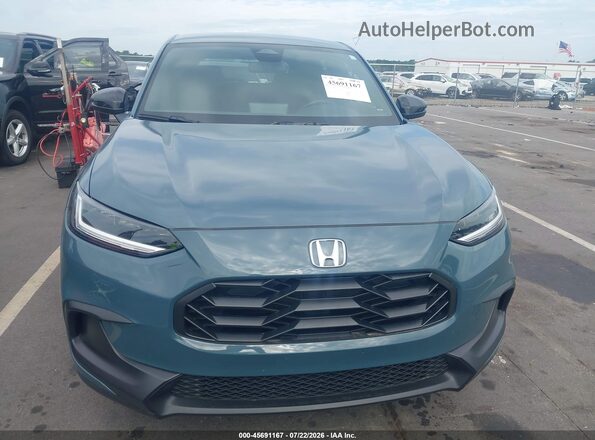 3CZRZ1H5XSM724744 2025 HONDA HR-V Blue Սալոնի հետևի տեսք