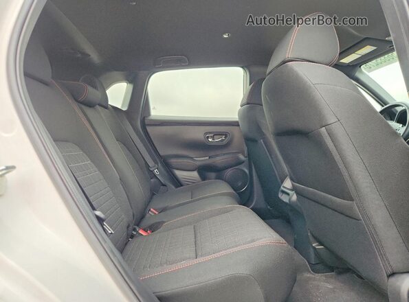 3CZRZ1H5XSM731080 2025 HONDA HR-V White უკანა სალონის ხედი