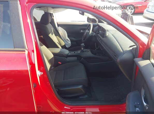 3CZRZ1H5XTM700395 2026 HONDA HR-V Red Front interior view