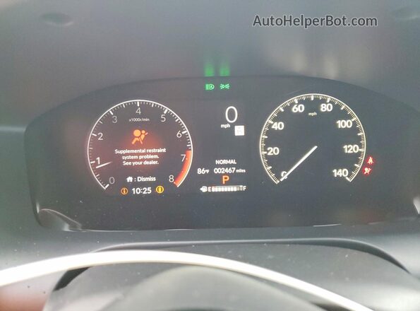 3CZRZ1H5XTM726558 2026 HONDA HR-V Black Սարքավորումների վահանակի տեսք