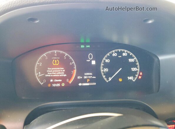 3CZRZ1H70PM709467 2023 HONDA HR-V Gray ხელსაწყოთა პანელის ხედი