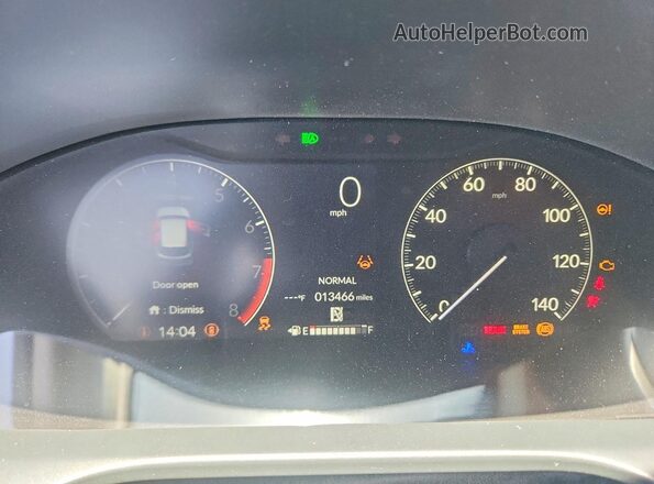 3CZRZ1H70TM707647 2026 HONDA HR-V Charcoal ხელსაწყოთა პანელის ხედი