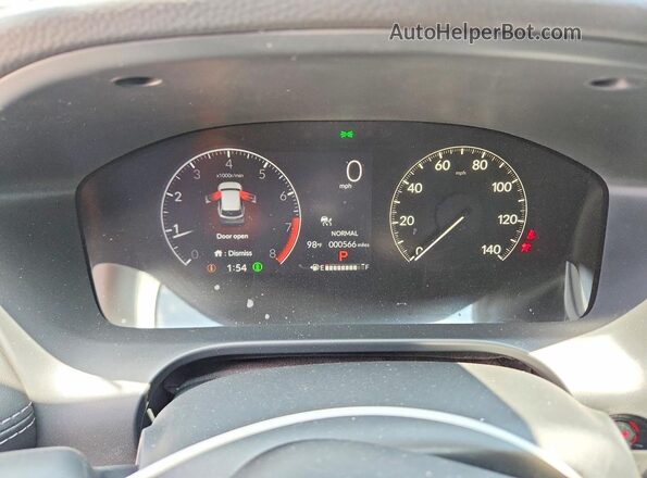 3CZRZ1H70TM746688 2026 HONDA HR-V Gray Вид щитка приладів