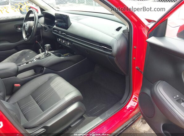 3CZRZ1H71RM706869 2024 HONDA HR-V Red Widok wnętrza z przodu
