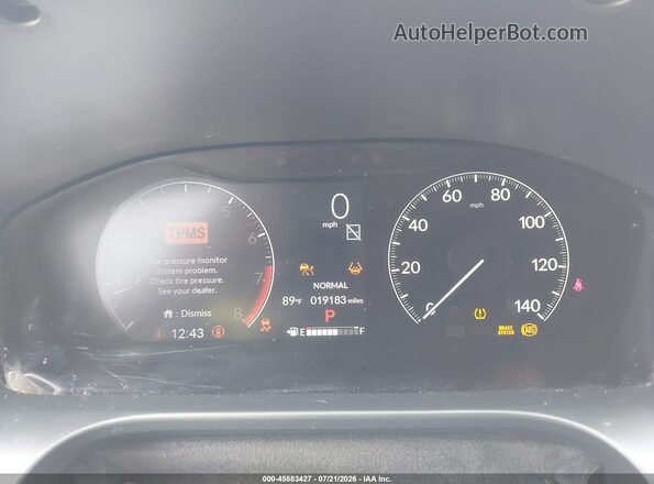 3CZRZ1H71RM706869 2024 HONDA HR-V Red Widok tylnych siedzeń